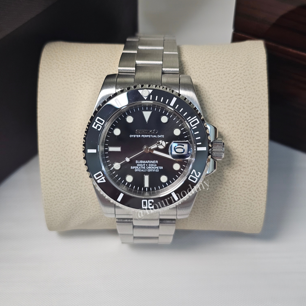 Seikomariner l Classic Black @ hourmodmy