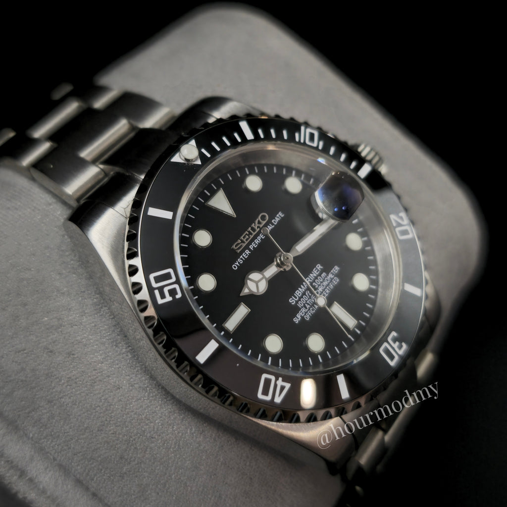 Seikomariner l Classic Black @ hourmodmy