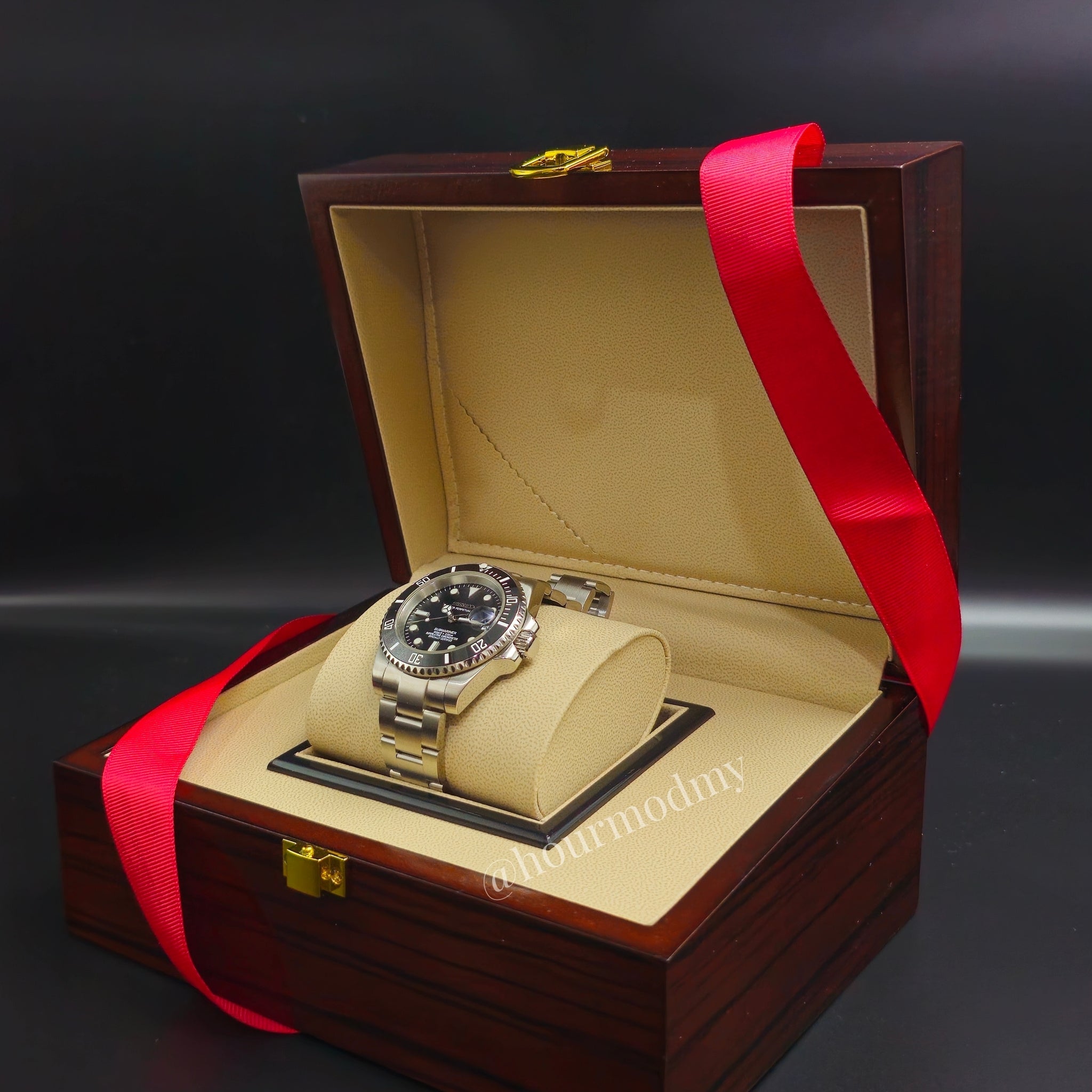 Seikomariner l Classic Black @ hourmodmy
