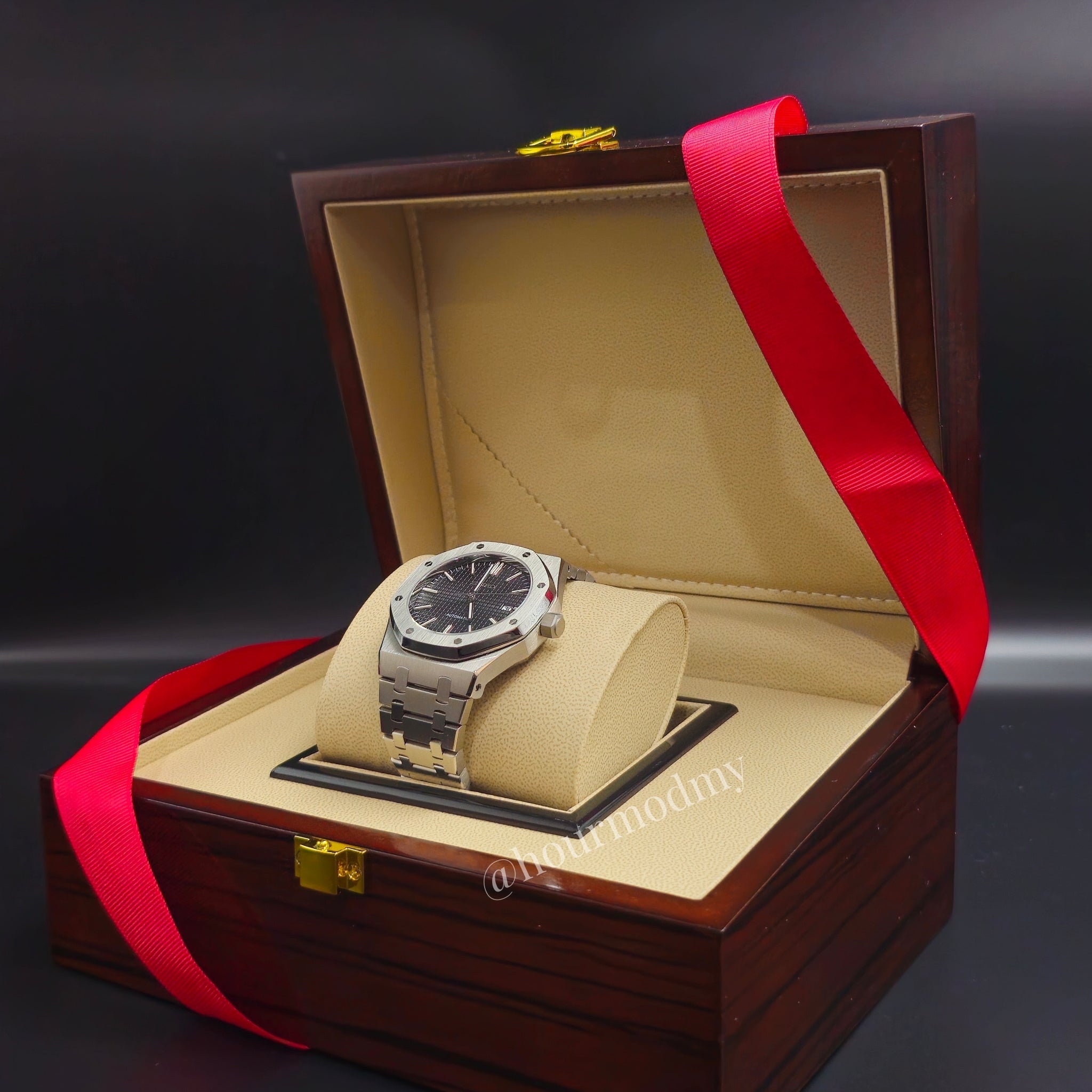 Seikoak l Classic Black @ hourmodmy