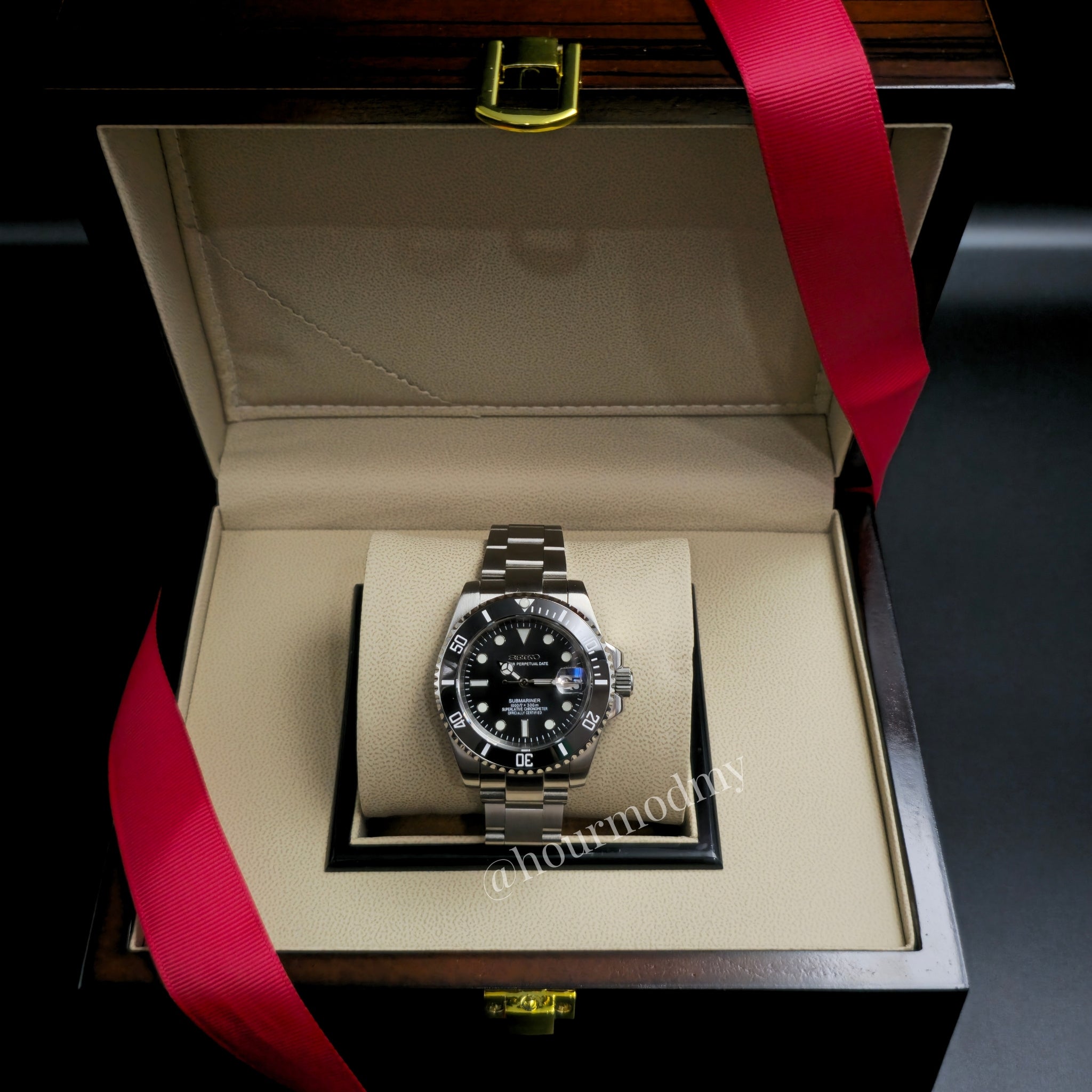 Seikomariner l Classic Black @ hourmodmy