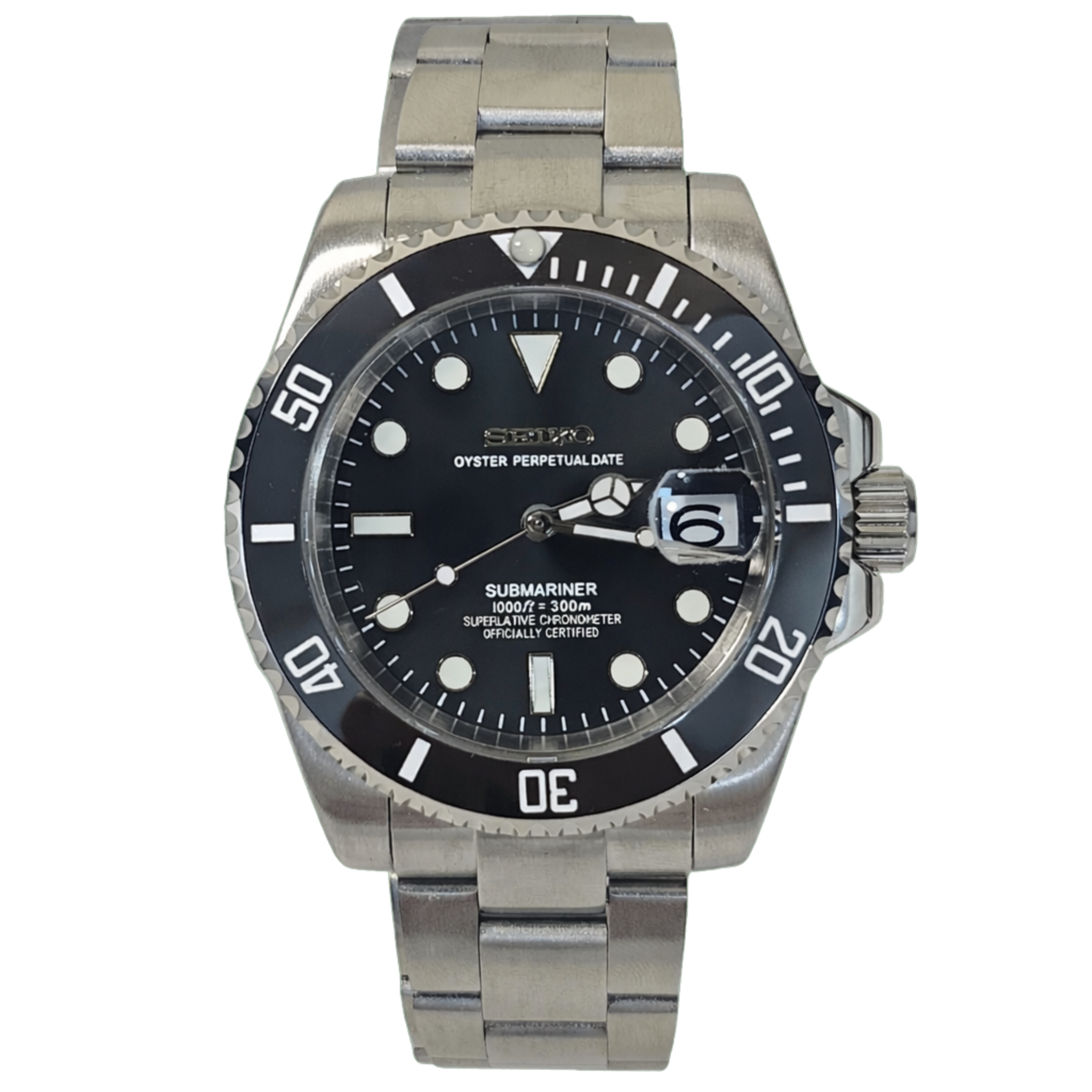 Seikomariner l Classic Black @ hourmodmy