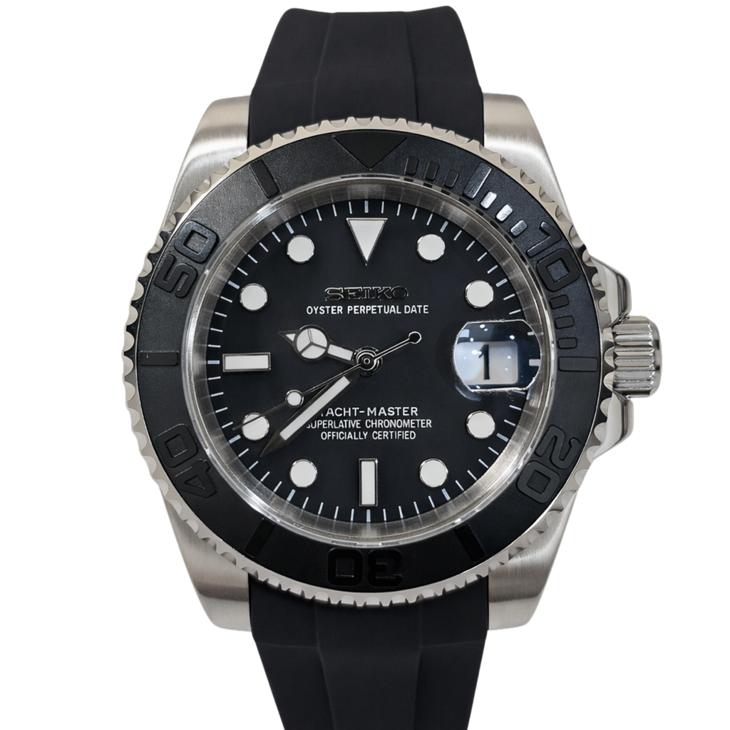 Seikoyacht l Black Silver @ hourmodmy